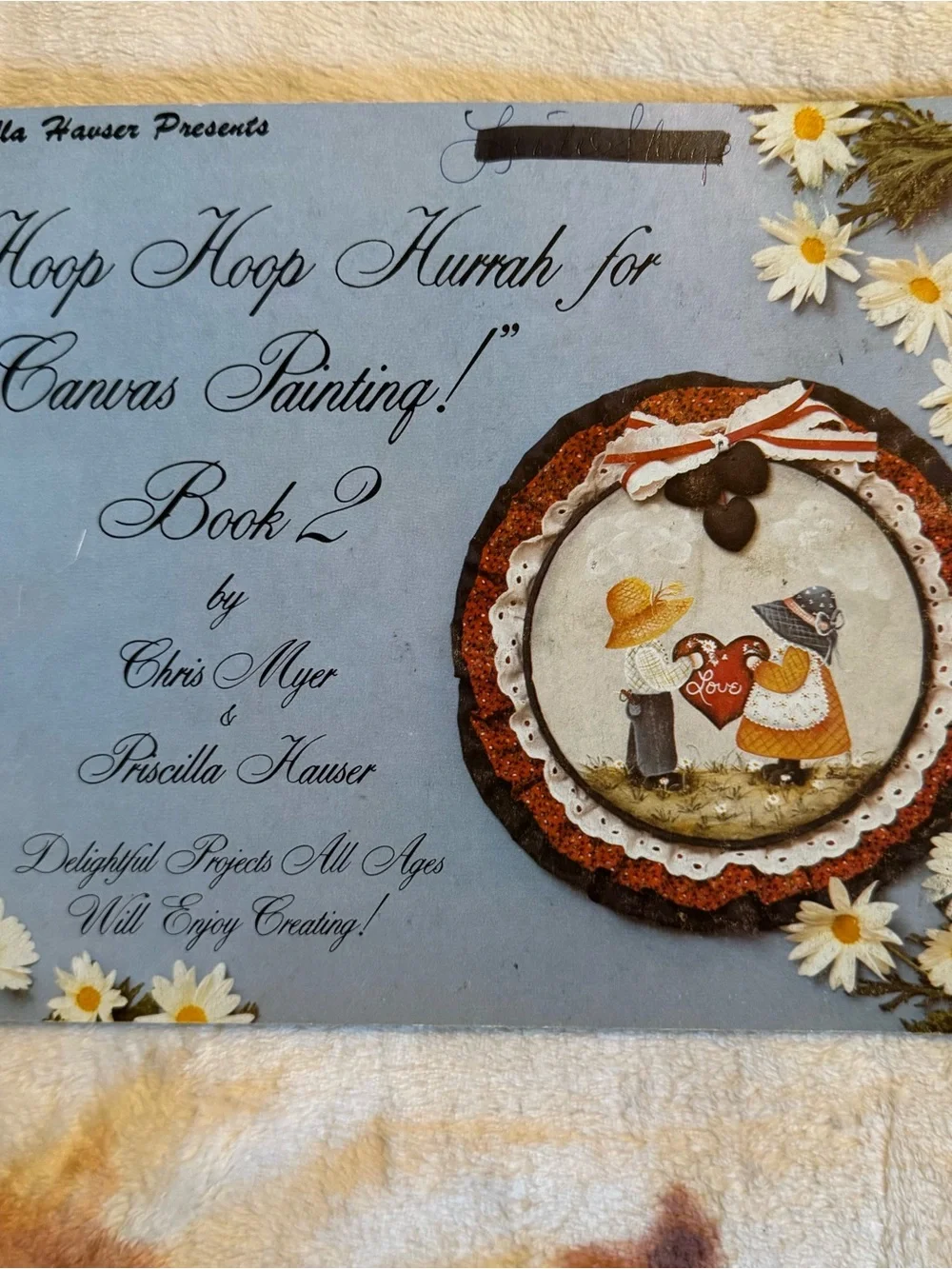 1982 Hoop Hoop Hurrah for Canvas Painting! Book 2 Vintage Painting Book